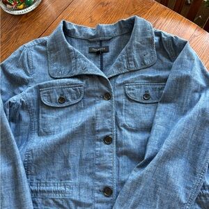 Talbots Classic Blue Chambray jacket